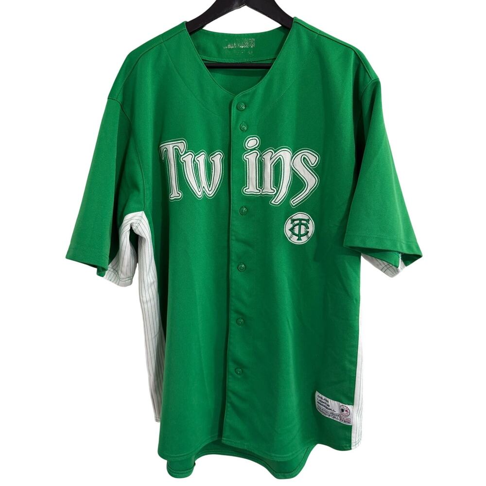 Minnesota Twins Stitched Green Baseball Jersey Size XL